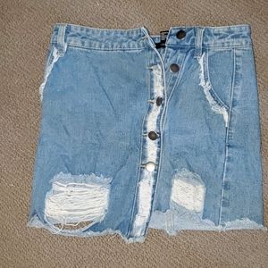 Jean skirt